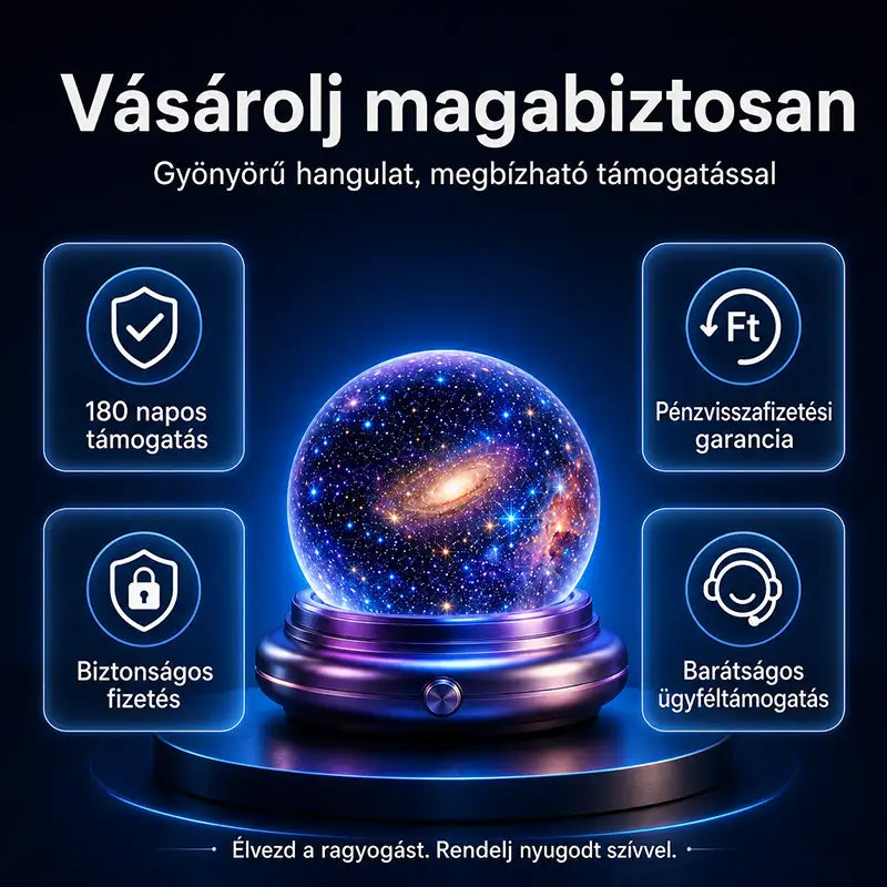 🌌🔮 Kelrost Éjszakai fényprojektor🧸