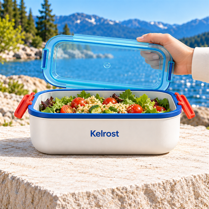 Kelrost Lidded Picnic Lunch Box