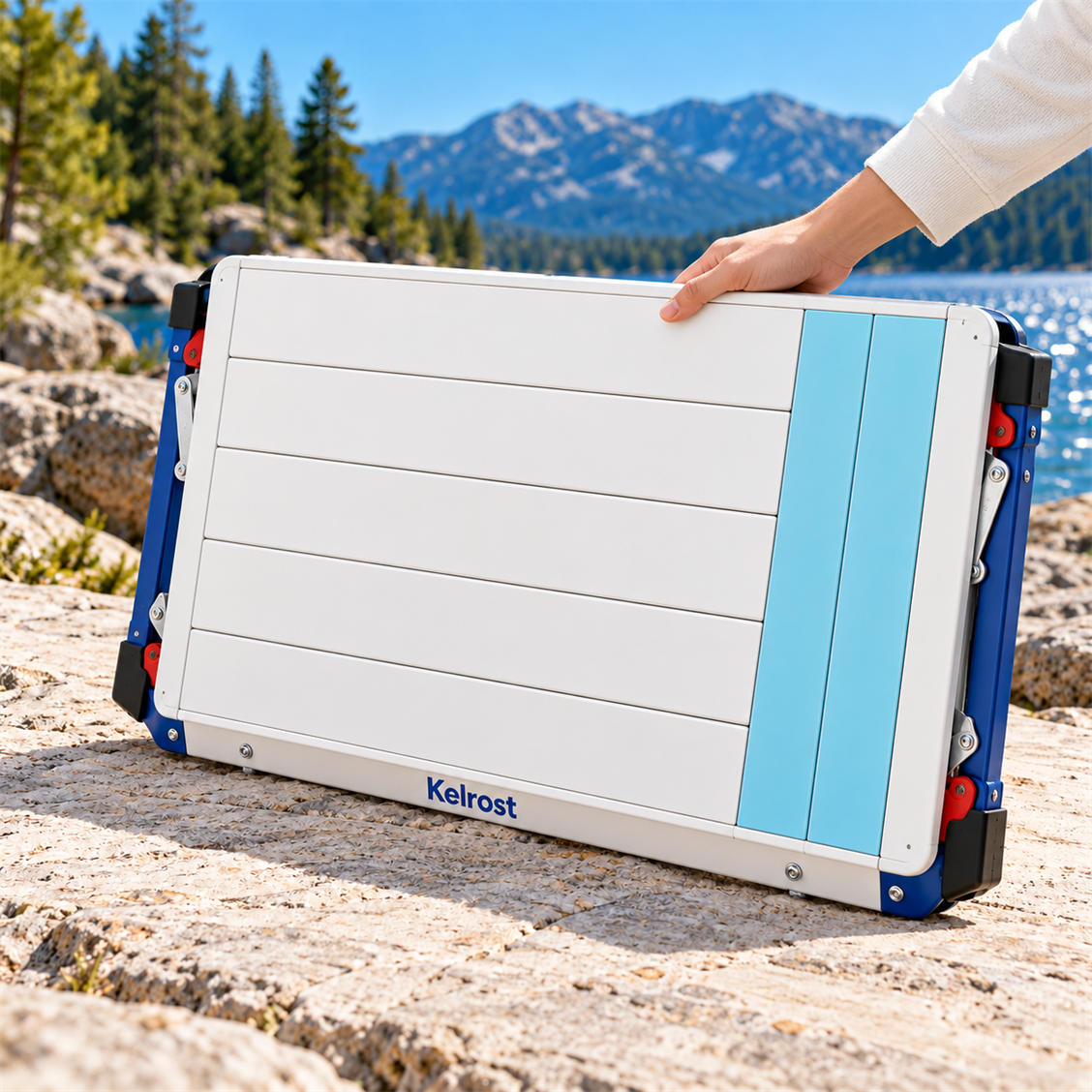 Kelrost Folding Low Picnic Table