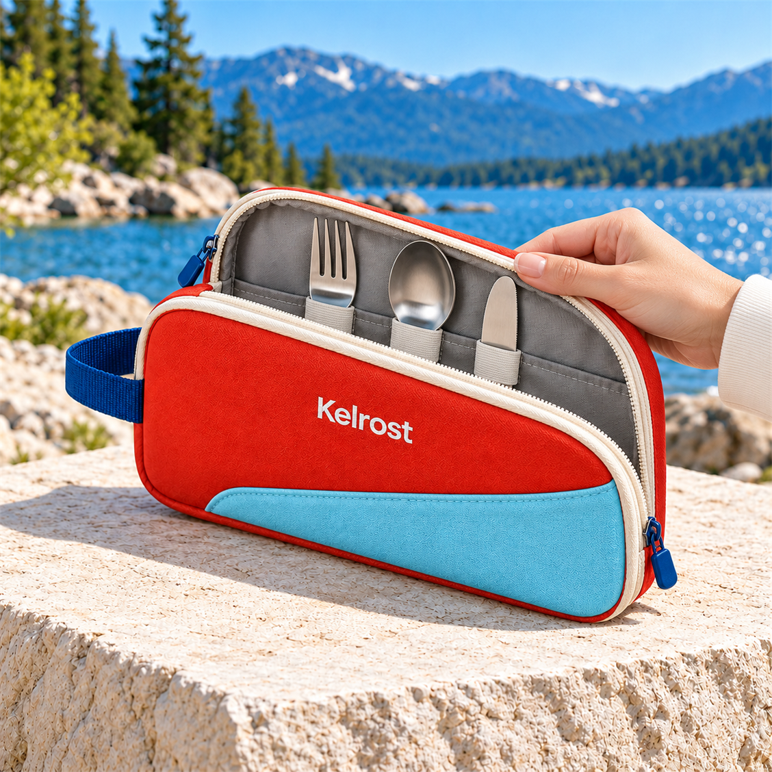 Kelrost Picnic Cutlery Organizer Pouch